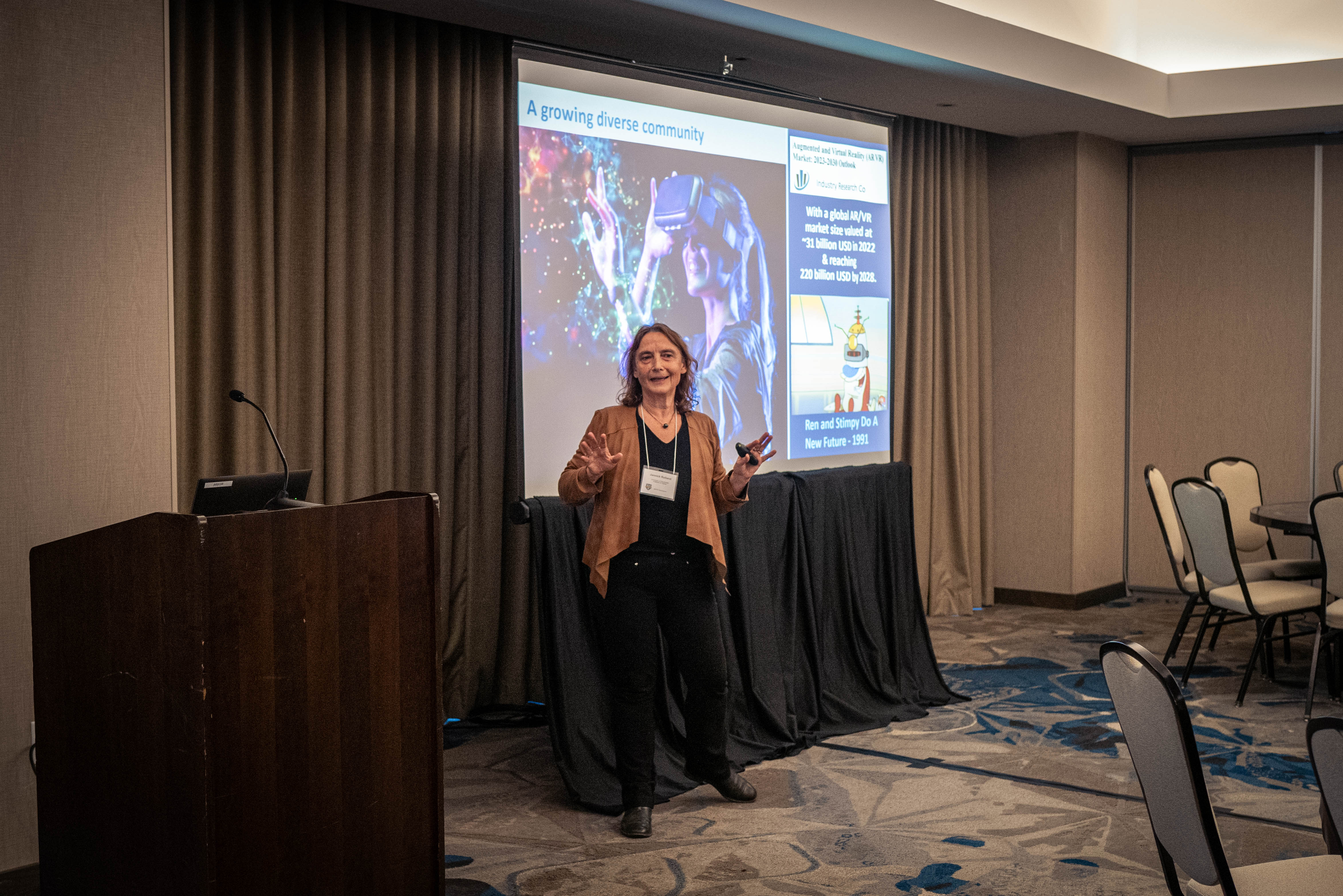 Presentation at AR/VR symposium.