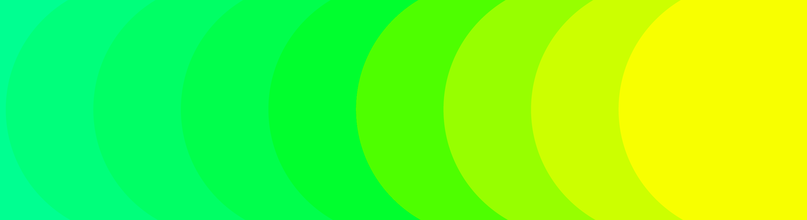 Dynamic gradient banner